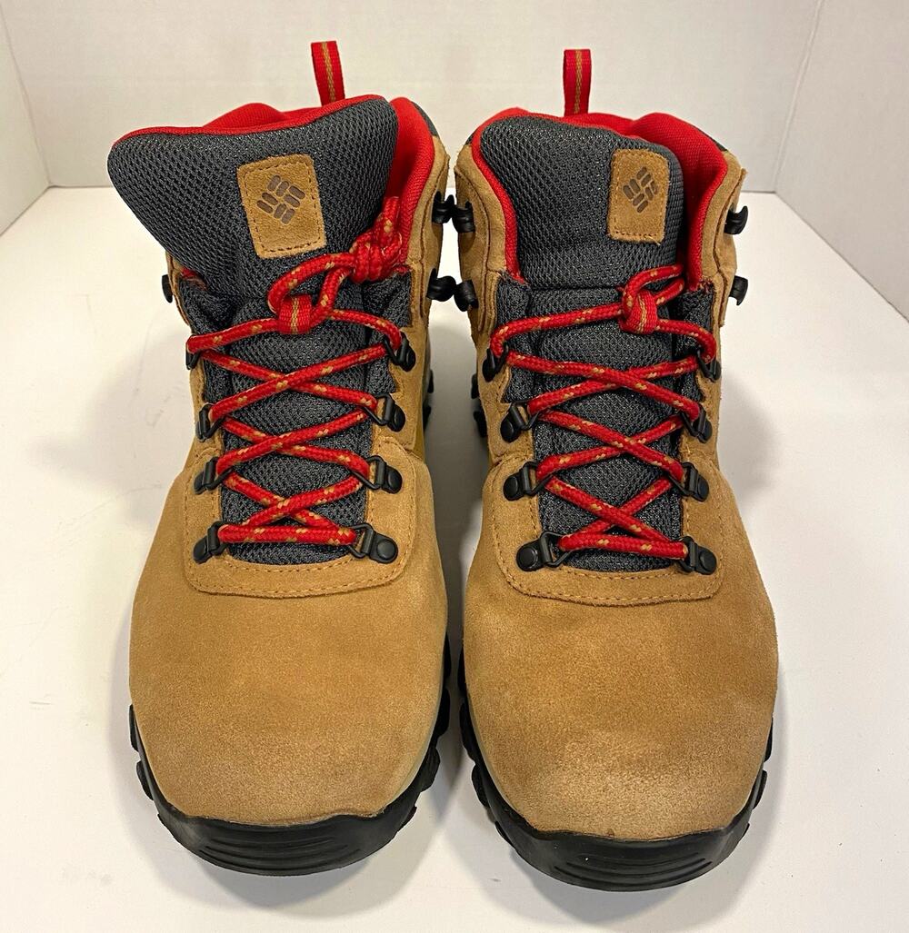 Columbia Newton Ridge Plus II Waterproof Hiking Boots Men’s 10.5 Tan BM2812-286